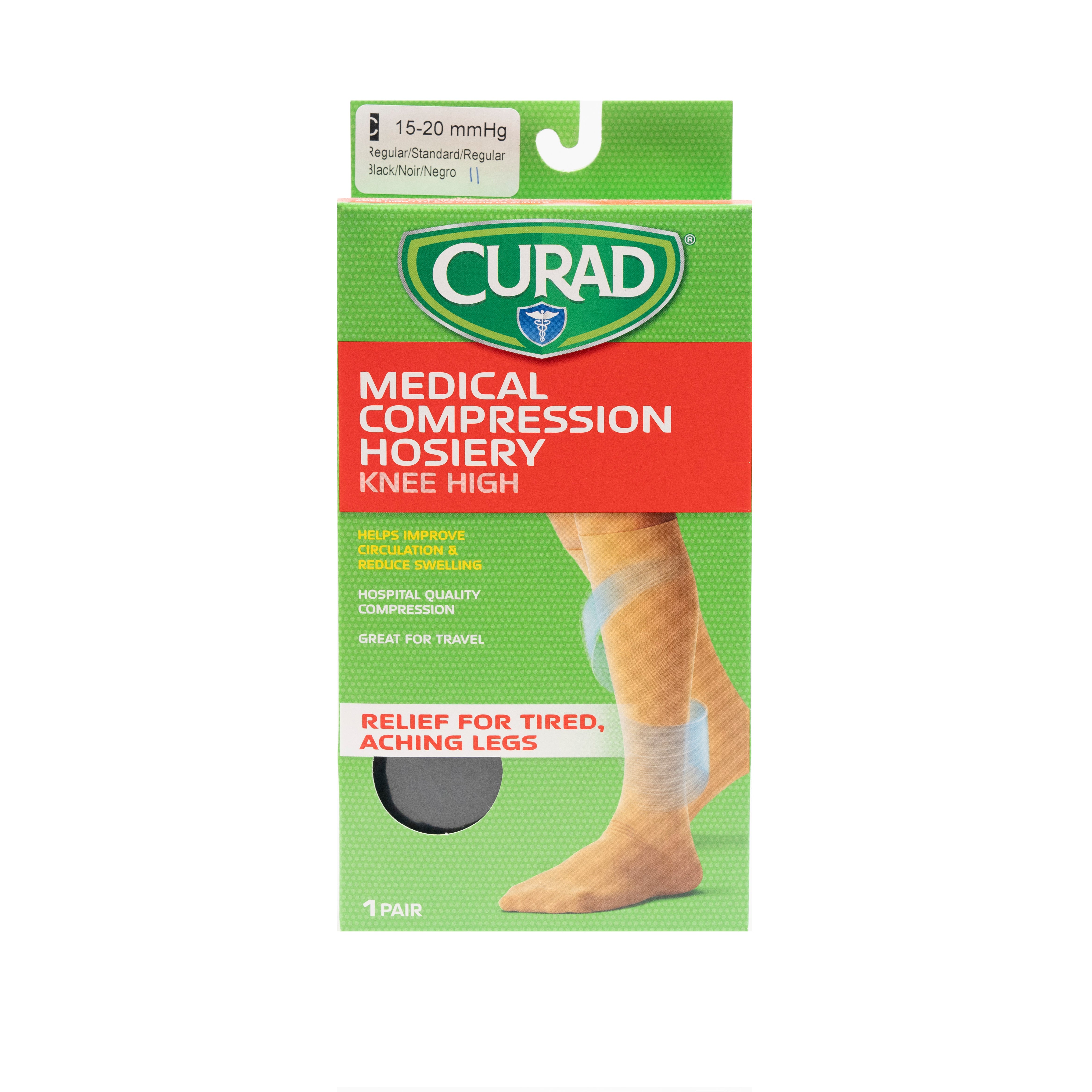 Diabetic Sock Crew Black -Large